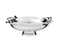 Miressa Grapes Fruit Bowl, Stainless Steel, Hammered Effect