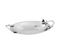 Miressa Grapes Serving Dish, Hammered Effect, Stainless Steel