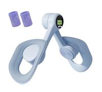 MirEVA Fit Pelvic and Thigh, Thigh Master Thigh Exerciser for Women, 360°rotation Pelvic Floor Adjustable Trainer with Smart Digital Display Count for Women Home Gym(Blue-count)