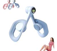 MirEVA Fit Pelvic and Thigh Toner - Smart Resistance Bands with Auto-Counting LED Display, Home Workout for Women, Strength Training, Toning, And Postpartum Support(Blue)