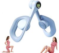 Mireva Fit Pelvic And Thigh Trainer, 360° Rotating Pelvics Repair Leg Clip, With Smart Digital Display Count, For Pelvis, Legs, And Glutes,Blue