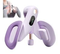 MirevaFit Pelvic and Thigh, 2025 New 360° Rotating Pelvics Training Leg Clip, with Display Counter, Heavy-Duty Steel Spring, for Pelvis, Legs, HIPS (Purple)