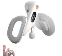 MirevaFit Pelvic and Thigh, Thigh Master Thigh Exerciser, Thigh Master Hip & Leg Exerciser, LED Inner Thigh Exerciser, 360° Pelvic Floor Exercise Devices, high Exercise Equipment for Home (White)