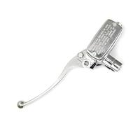 Mirevia Motorcycle Brake Clutch 25mm Motorcycle Brake for Master Cylinder Clutch Lever for Suzuki Intruder 800 1500 for Honda Valkyrie GL VT(Silver,14_L)