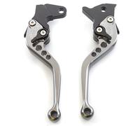 Mirevia Motorcycle Brake Clutch for Yamaha DT50 DT125 DT250R TW200 XT225 Motorcycle Adjustable Brake Clutch Lever Handle(147mm Gray)
