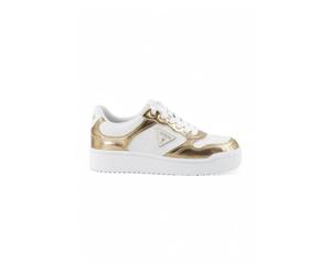 Miriam Triangle Logo Sneaker - female - Guess - Sneakers - White - 5 UK - Shoes 5 UK