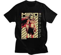 Mirio Togata Awesome T-Shirt Lemillion My Hero Aavemrb Jaxcvwum Anime T-Shirt Black Mens Tees XL