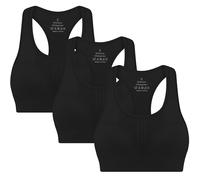 MIRITY Women Push Up High Impact Racerback Sports Bras for Yoga Gym Top
