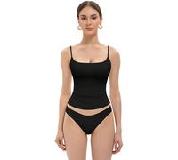 MIRITY Women's Cami Shirt, Black, Small
