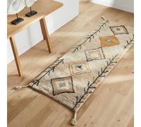 Mirjana Berber Style Hand Woven Wool Runner Multi-Coloured