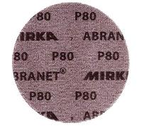 Mirka 150 mm Aluminium Oxide Grip Discs, P80, 50 Pieces