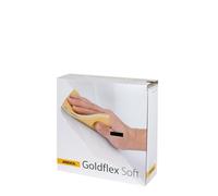 Mirka 2912707041 Goldflex Soft Sanding Sheet - 115 x 125mm Grip - P400 Grit - Grain: Aluminium Oxide - Bonding: Resin Over Resin - Backing: A-latex paper, PE foam - Gold - Pack contains 200 pieces