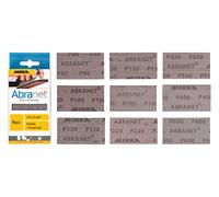 Mirka 9A-149-APRP 2 3/4-Inch by 5-Inch Abranet Assortment Pack, 1 Each P80 - P600