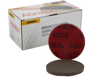 Mirka Abralon 77mm 3" P4000 Grit 20x HookNLoop Foam Fine Finishing Discs Pad