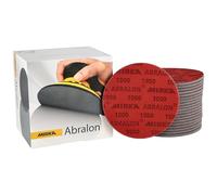 Mirka Abralon Sanding Discs / Polishing Discs Ø 125mm / Grip / 1000 grit / 20/pack / for sanding and polishing lacquer, wood, plastic