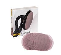 Mirka Abranet sanding disc with net Ø 225 mm Hook & loop/Grit P180 / 25 pcs/for sanding wood, filler, varnish, plastic / 5422302518