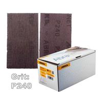 Mirka Abranet Strips 70x125mm Packs of 50 P240 Woodturning, Woodworking