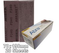 Mirka Abranet Strips 70x198mm Box 10/25/50 ALL GRITS Inc Mixed Box