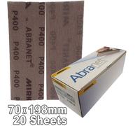 Mirka Abranet Strips 70x198mm Box 25 ALL GRITS Inc NEW Mixed Box