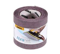 Mirka Abranet abrasive roll 115 mm x 10 m grit P320 Hook & Loop | Net abrasive roll with hook & loop backing for dust-free sanding on wood filler varnish and plastic surfaces