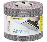 Mirka Abranet abrasive roll 115 mm x 10 m Grit P80 Hook & Loop | Dust-Free Abranet Net Abrasive Roll for Smooth Finishing on Wood Filler Varnish and Plastic Surfaces