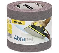 Mirka Abranet abrasive roll 115 mm x 10 m Hook and loop P240 | Dust-free Abranet net abrasive roll with Hook & Loop for efficient sanding of wood filler varnish and plastic surfaces