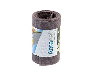 Mirka Abranet abrasive roll 115 mm x 2.5 m Hook & Loop grit P120 | Compatible with hook & loop sanders mesh design for dust extraction ideal for wood filler varnish and plastic surfaces