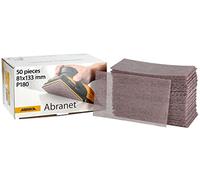 Mirka Abranet Net Sandpaper Strips 81x133 mm – P180 Hook & Loop, 50 pcs