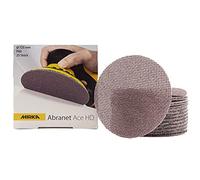 Mirka Abranet Ace HD net sanding discs Ø 125mm Hook & loop/grit P60 / 25 pcs / AH23202560 / For 125mm eccentrics and sanders/For sanding hard surfaces, wood, filler, varnish, metal