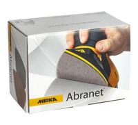 Mirka Abranet sanding triangle with net for corner sanders 100x152x152 mm/Hook & loop/Grit P240 / 50 pcs/for sanding wood, filler, varnish, plastic / AE219F1012