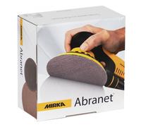 Mirka Abranet net sanding disc Ø 125mm Hook & loop/Grit P120 / 50 pcs/for sandingwood, walls, metal, aluminium, stainless steel, copper, filler, varnish, plastic / 5423205012