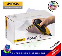 Mirka Abranet GRIP Sanding Strips 70x125mm P600 50pk, 70mm X 125mm ABRANET