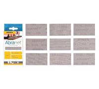 Mirka Abranet Mix-Pack Sandpaper Strips 70x125mm Hook & Loop 9pcs