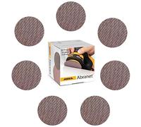 Mirka Abranet net sanding discs Ø 77 mm Hook & loop/Mix-Pack 5 pcs of each grit size 80, 120, 180, 240, 320, 400, 600/35 pcs/For all 77 mm excentric sanders and grinding machines.