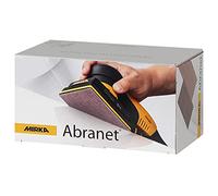 Mirka Abranet 70x125mm P80 Grit 50x HookNLoop Dust Free Sanding Abrasive Strips