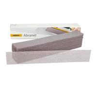 Mirka Abranet net sandpaper strips 70x420 mm Hook & loop/Grit P180 / 50 pcs/for sanding wood, walls, metal, aluminium, stainless steel, filler, varnish, plastic / 5415105018