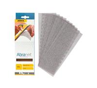 Mirka Abranet net sandpaper strips 80x230 mm/Hook & loop/Grit P120 / 10 pcs / AE175F1012 / for dust-free sanding of wood, walls, metal, aluminium, stainless steel, filler, varnish, plastic