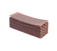 Mirka Abranet net sandpaper strips 80x230 mm Hook & loop/Grit P80 / 50 pcs/for sanding wood, walls, metal, aluminium, stainless steel, copper, filler, varnish, plastic / 5417505080