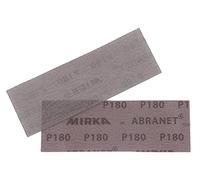 Mirka Abranet net sandpaper strips 80x230mm / Hook & loop/Grit P180 / 3 pcs / AE175F0318SL / for dust-free sanding of wood, walls, metal, aluminium, stainless steel, filler, varnish, plastic.