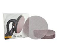 Mirka Abranet sanding disc with net Ø 225 mm Grip/Grit P150 / 25 pcs/for sanding wood, filler, varnish, plastic / 5422302515
