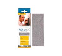 Mirka Abranet net sandpaper strips 70 x 198 mm Hook & loop/Grit P180 / 10 pcs/for sanding wood, walls, metal, aluminium, stainless steel, filler, varnish, plastic