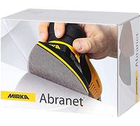Mirka Abranet sanding triangle with net for corner sanders 100x152x152 mm/Hook & loop/Grit P120 / 50 pcs/for sanding wood, filler, varnish, plastic / AE219F1012