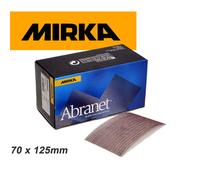 Mirka 70 X 125mm Abranet Strips 100 Grit Pk50