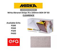 Mirka Abranet Strips Sheets 70 x 100mm BOX OF 50 - CLEARANCE