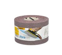 Mirka abrasive roll Abranet 115 mm x 25 m Hook & loop grit P120 | Dust-free Abranet net abrasive roll for smooth sanding on wood filler varnish and plastic surfaces with Hook & Loop backing