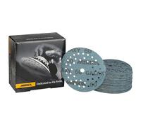 Mirka abrasive sheets Galaxy 125mm Grip Multifit sanding discs | Epoxy Sandpaper Hook & Loop 60 Grit 50 Discs For Wood Resin Rivertable Sanding High Gloss