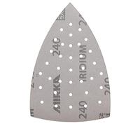 Mirka Iridium Sanding Triangle Premium Sandpaper 100x152x152mm 36-hole hook and loop, Grit 240, 10 pcs/For sanding paint, putty, primer, wood, steel, mineral-based materials, plastic