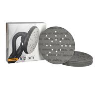 Mirka Iridium Sandpaper Ø 225mm Hook & loop, Grit 60/25 pcs/For drywall sanders, wall and ceiling sanders/Sanding of paint, putty, primer, wood, steel, mineral materials, plastic, glass fibre