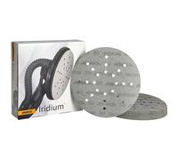 Mirka Iridium Sandpaper Ø 225mm Hook & loop, Grit 80/25 pcs/For drywall sanders, wall and ceiling sanders/Sanding of paint, putty, primer, wood, steel, mineral materials, plastic, glass fibre