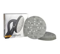 Mirka Iridium Sandpaper Ø 225mm Hook & loop, Grit 180/25 pcs/For drywall sanders, wall and ceiling sanders/Sanding of paint, putty, primer, wood, steel, mineral materials, plastic, glass fibre
